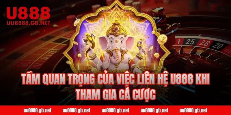 Tầm quan trọng của việc liên hệ U888 khi tham gia cá cược