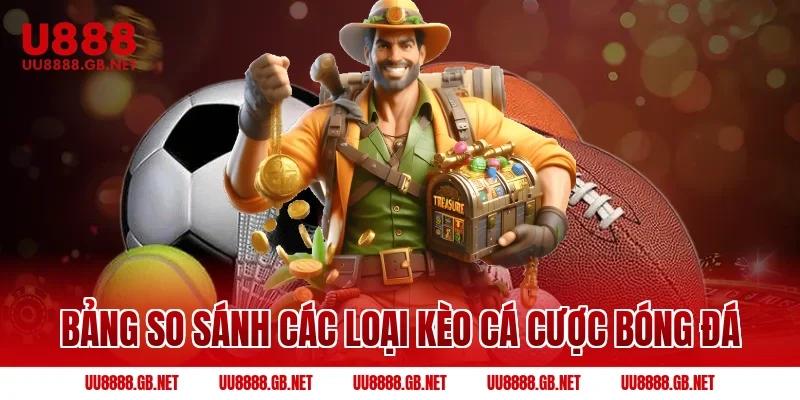 Bảng So Sánh Các Loại Kèo Cá Cược Bóng Đá