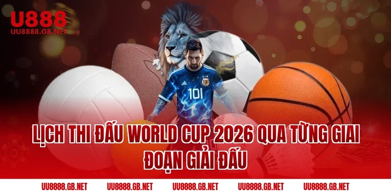 Lịch thi đấu World Cup 2026 qua từng giai đoạn giải đấu